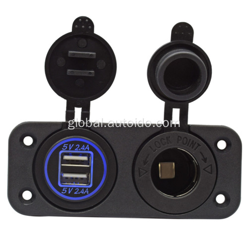 Panel Switch Truck Waterproof Power Socket Car USB Charger Panel Quick Supplier